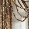 Beads Curtain Doorways Privacy Wooden Bamboo, Room Divider String Curtains, Door Partition Beaded Curtains Boho for Closet Curtains, Interior Party Wedding Bedroom Hallway Window Hanging Decoration
