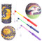 com-four® 6-teiliges Laternen-Set - Papierlaternen und Stäbe mit LED-Licht für Sankt Martin, Laternen-Umzug und Halloween - Martinslaterne für Kinder [Auswahl variiert] (6tlg Set - Laternen/Stäbe)