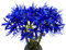 XIZHI Lot de 5 tiges de lys araignées artificielles de 60 cm - Ampoules de lycoris - Fleurs artificielles avec Longue Tige - Toucher réel - pour Photographie, hôtel, décoration de Jardin (Bleu)