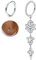 Diamday 2pcs Bauchnabelpiercing Hoop Bananabells für Damen Chirurgenstahl Piercing Bauchnabel Belly Piericng Helix Conch Tragus Bauchnabelpiercing Ring Körper Piercing Schmuck-H