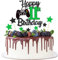 Joyeah Happy 11th Birthday Cake Topper Glitter Video Game Cake Pick Game On Cheers to 11 Years Cake Decoration for Game Theme Happy 11th Birthday Party Supplies Green