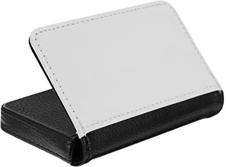 SOIMISS 1pièce Étui Cuir PU pour Cartes De Visite Et Id Protège-Cartes Élégant Et Pratique Noir