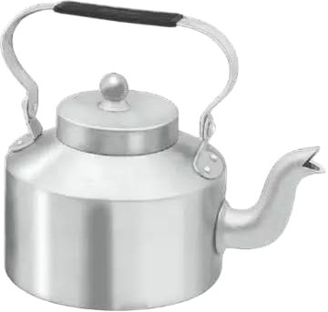 Aluminium Cutting Chai Tea Kettle – 1 Liter Traditional Kettle for Tea, Coffee & Milk – Lightweight, Durable & Heat-Resistant – Classic Indian Style Teapot