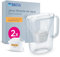 BRITA Style Essential Jug White (2.4l) x2 BRITA Maxtra Limescale Expert Cartridges