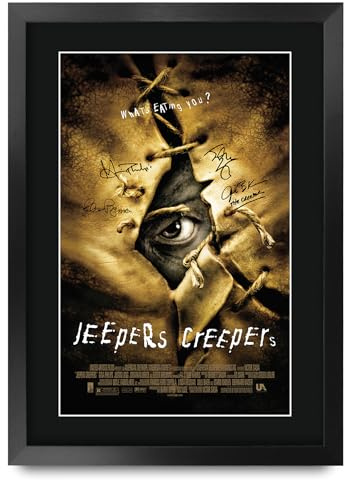 HWC Trading Jeepers Creepers 1 (2001) Gina Philips Geschenke Geduckter Poster Signiertes Autogramm Foto für Fans von Film Memorabilien - A3 Gerahmt