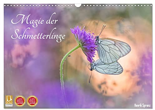 Magie der Schmetterlinge (Wandkalender 2026 DIN A3 quer), CALVENDO Monatskalender: Schmetterlinge verzaubern mit ihrer Leichtigkeit und ihren Farben. (CALVENDO Natur)
