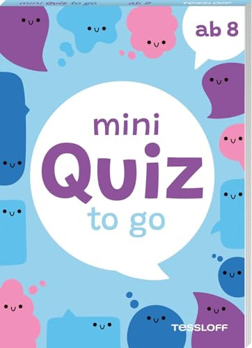 Mini Quiz to go. Ab 8 Jahren | 40 Fragen mit Lösungen auf der Rückseiten | Viele verschiedene Themen | Von Rätselkönig Stefan Heine: Spannende ... testen! (Mal- und Rätselbücher)