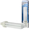 Philips Low Energy Lighting 2 Pin Double Tube CFL 18w G24D-2 Warm White 10000 Hours, G 24d-2, 18 W, warmweiß