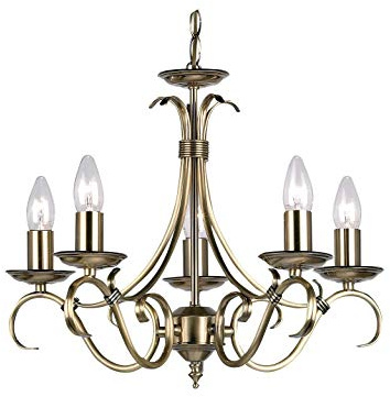 5 Light Candle Chandelier