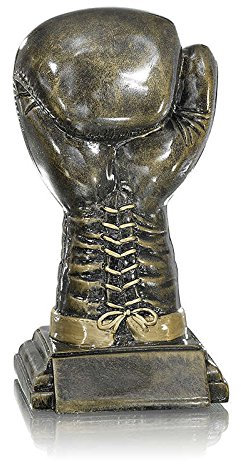 Boxhandschuh Pokal / Ehrenpreis / Trophäe aus Resin Farbe bronze