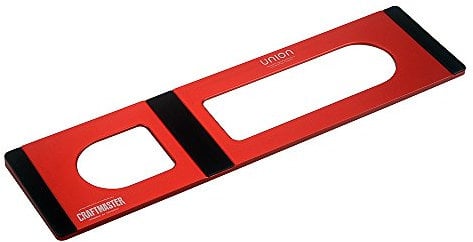 CraftMaster Union Tray for Apple Magic Keyboard and Apple Magic Trackpad 2 - Metal Dock Stand Controls Your iMac or Laptop Remotely, Premium Home and Office Accessory - Red