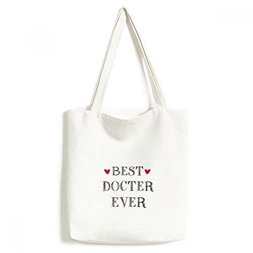 DIYthinker Bester Doktor überhaupt Quote Beruf Umwelt Waschbar Einkaufs-Tasche Fertigkeit-Geschenk 33 * 40cm Mehrfarbig