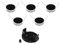 Florabest Spule, Spulen 5er Pack mit Haube, Deckel für Florabest Rasentrimmer FRT 430/10