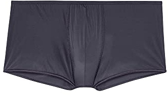 HOM Men's Plumes Trunk Swimming Trunks, charcoal, M