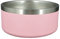 Gteller 304 Stainless Steel Double Wall Dog Bowls, BPA Free Non-Slip Pet Dishes,Cat Food& Water Bowl with Rubber Base No Spill (32oz, Pink)