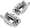 Frankberg 2x Bremssattel Bremszange mit Halter Vorne Links Rechts Kompatibel mit A3 8P1 1.2L-3.2L 2003-2012 Golf VI 5K1 1.4L-2.0L 2008-2012 Replace# 343889