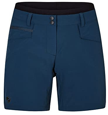 Ziener Damen NEJA Fahrrad-Shorts mit Innenhose - Mountainbike/Outdoor/Freizeit - atmungsaktiv,schnelltrocknend,gepolstert, hale Navy, 40