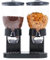 MOMM Doppelter Müsli-Spender, Duo Müsli-Spender, Müsli-Spender - Cornflakes Dispenser - Müsli-Behälter mit 2 Behältern - Frühstück (Schwarz)