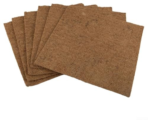 Zoegneer Hühnerstallmatte/10 Stück Hühnerstall-Matte, Eiermatte, Anti-Ei-Bruch, waschbare Hühner-Nest-Matte, 33 x 33 cm (6 Stück)