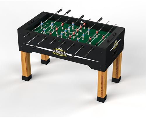 Sportime Tischkicker Arena | Robustes Modell | Spielspaß für die ganze Familie | 16 mm Stahlstangen mit Gleitlagern
