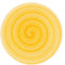 Memento Table Set 6 piatti Dessert 21 cm in ceramica Made in Italy, dipinti a mano (Giallo, Dessert)