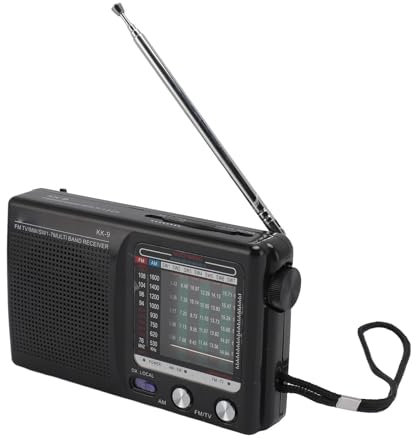 Radio Portable FM AM SW, Radio Miniature avec Puce et Antenne Bluetooth Intégrées, Réception Longue Portée pour Utilisation d'urgence Intérieure et Extérieure, Radio de Poche