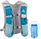 TRIWONDER 5L Trinkrucksack, Ultraleicht Laufweste, Laufrucksack mit 1.5L Trinkblase oder 500ML Flasche Fahrradrucksack für Laufen, Marathon Radfahren (Hellblau - mit 1.5L Wasseblase, Einheitsgröße)