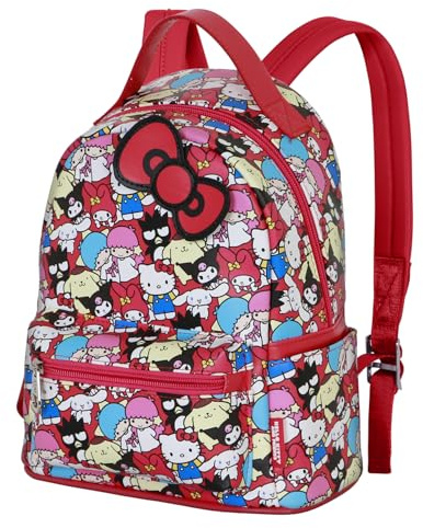 Sanrio Hello Kitty Friends-Small Heady Backpack, Multicolour, 22 x 25 cm, Capacity 8 L