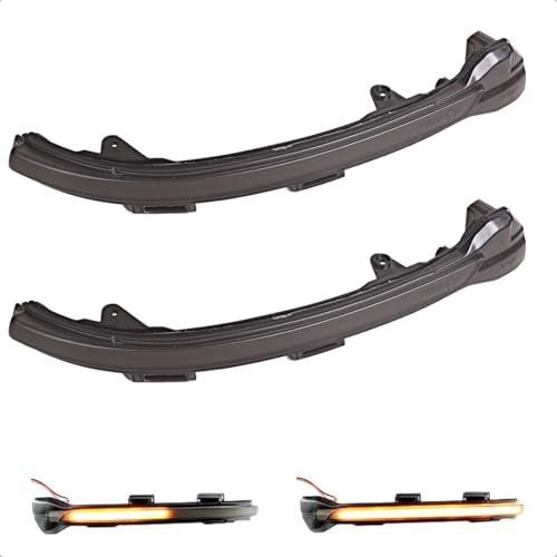 LoreenCar Dynamischer LED-Spiegelblinker Für Golf 7 7.5 GTI GTD Sportsvan Touran Gelbes Flackern + Blau Dynamischer (Gelb)