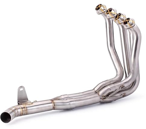 Système D'échappement Complet Moto pour Kawasaki Z900 Z 900 2017 2018 2019 2020 2021 Silencieux Collecteur Avant Tube À Enfiler