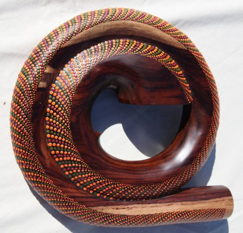 Thorness Didgeridoo Holzspirale C D Modernes Holzblasinstrument
