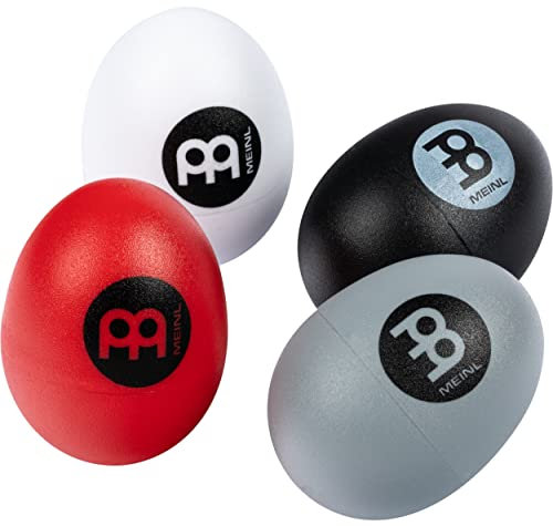 Meinl Percussion Egg Shaker Set - 4 different volumes - Including Soft, Medium, Loud, Extra Loud - Plastic, Multicolor (ES-SET)