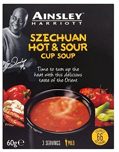Ainsley Harriot Szechuan Hot & Sour Cup Soup 60g - Pack of 6