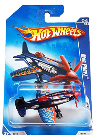 Hot Wheels 2009 Mad Propz Heat Fleet 120/190 Plane by Mattel