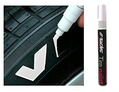 Simoni Racing TP/1W Decorazione Gomme (Tyre Marker) -Bianca, White