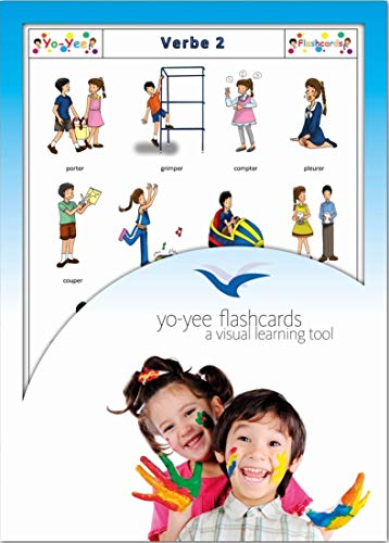 Grandes cartes images en français - Verbe 2 - Pour améliorer de manière ludique le vocabulaire de base, la syntaxe et la grammaire - Pour la garderie, le jardin d’enfants ou l’école primaire