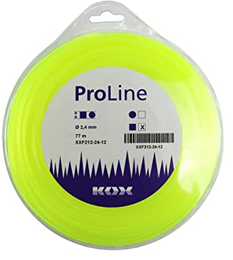 KOX ProLine Freischneidefaden quadratisch 3,0 mm Durchmesser, 49 m Länge