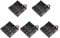 HALJIA 5Pcs 6V AA 4 x 1.5V Plastic Battery Holder Case Battery Storage Box with Wire Leads
