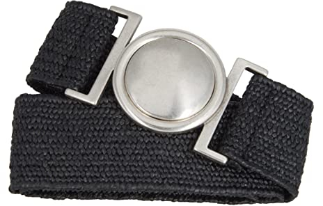 Bernd Götz Gürtel Damen 5 cm Bast-Stretch Gürtel Taillengürtel (70, Schwarz)