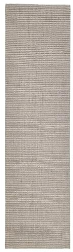 vidaXL Teppich rutschfest Pflegeleicht Sisalteppich Sisalläufer Läufer Vorleger Wohnzimmerteppich für Innenbereich Natur Sisal 80x300cm Sandfarbe