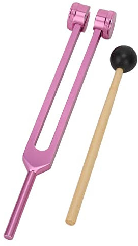 Stimmgabel, 128 Hz Therapie-Stimmgabel aus Aluminiumlegierung zur Entspannung Rosa