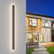 K-Bright 35W Lange Wandleuchte Villa Wandleuchte Schwarze Wandleuchte Wasserdicht Ip65 Außen LED Wandleuchte für Gärten, Terrassen,Schlafzimmer Wohnzimmer Innen wandleuchte, 120CM,4000K