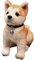 LICHENGTAI Kuscheltier Shiba Inu Ausgestopfter Shiba Inu Realistisches Hundespielzeug Plüsch Welpe Companion Haustier,Geschenke für Kinder Frauen Geburtstag Jahrestag Hundeliebhaber