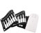 Pianoforte Arrotolabile, Pianoforte Portatile Arrotolabile a Mano Tastiera Flessibile 49 Tasti Roll Up Tastiera Elettronica, Elettronica ​Pianoforte con Altoparlante Stereo Integrato (Bianco)