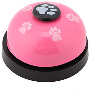 Dog Bells To Go Outside, Dog Bell Doggie Doorbell Pet Training Bell Desk Call Bell Dog Puppy Cat Communication Device Doggy Door Bell for Dog Cat, 1.57x2.75in (Pink (22.3cm/8.8in))