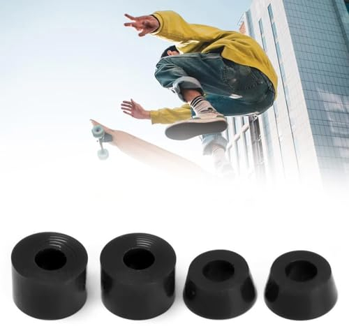 OQKAHIV Skateboard Buchsen Set - 4 Stück Lenkgummis Standard Cylinder für Truck, Longboard-Zubehör Ersatzteile Cups, beste Skateboard Bushings zum Austauschen, Perfektes Outdoor-Sport Accessoire!