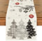 Artoid Mode Argenteo Alberi di Pino Alberi di Natale Runner da Tavolo Natale, Stagionale Inverno Decorazione per Interno Vacanze Festa 40 x 180 cm