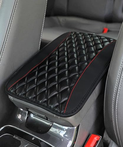 Flaconi Coussin d'Accoudoir De Voiture,Accessoires De Voiture,Housse d'Accoudoir De Voiture, Coussin De Console Centrale De Voiture,Coussin De Console Centrale (Noir)