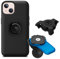 QUAD LOCK 1 Kugel-Adapter Handyhalterung für Motorrad mit Vibrationsdämpfer und MAG-Hülle für iPhone 13