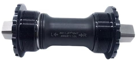 ZHANGSHUMIN Movimento Centrale Perno Quadro Movimento Centrale for Bicicletta con Foro Quadrato 103/107/110/113/119mm Movimento Centrale in Titanio Movimento Centrale MTB(103mm)